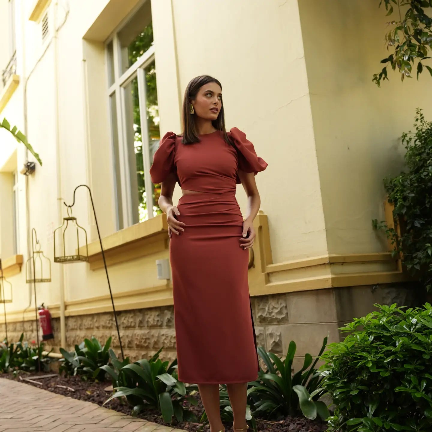 Vestido Diana | Terracota